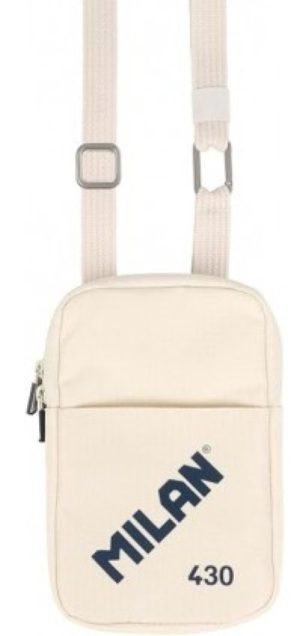 Bolso pequeño bandolera milan 430 since 1918 color beige
