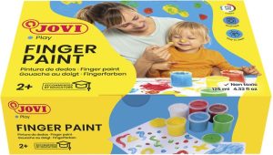 ESTUCHE 6 BOTES PINTURA DEDOS 125ML COL/SURT.