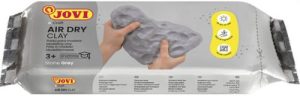 Pasta para modelar air dry clay jovi 250g gris