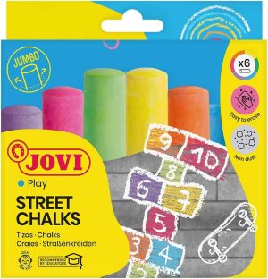 Caja 6 tizas maxi classcolor street colores surtidos