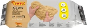 Pasta para modelar air dry clay jovi 250g color marrón claro