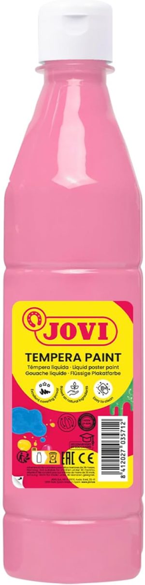 Bote tempera liquida jovi 500ml rosa