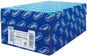 C/500 sobre clasico blanco tarjeta de visita 75x110mm Sam