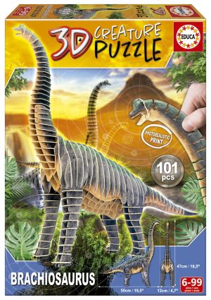 PUZZLE 3D BRACHIOSAURUS