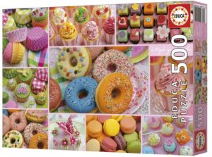 PUZZLE 500 PIEZAS COLLAGE DE DULCES