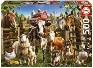 PUZZLE 500 PIEZAS LOS TRAVIESOS DE LA GRANJA
