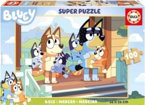PUZZLE 100 PIEZAS BLUEY MADERA