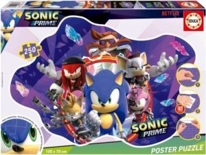 PUZZLE 250 PIEZAS SONIC PRIME POSTER