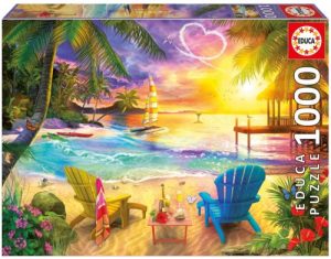 PUZZLE 1000 PIEZAS PLAYA DEL AMOR FSC