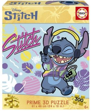 PUZZLE 3D LENTICULAR 300 PIEZAS STITCH