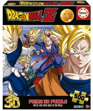 PUZZLE 3D LENTICULAR 500 PIEZAS DRAGON BALL