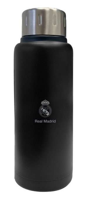 BOTELLA TERMO ACERO INOXIDABLE 500ml REAL MADRID PREMIUM 7x22,5cm