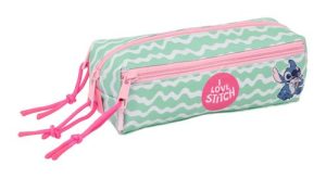 PORTATODO TRIPLE PEQ. C/GOMA ELAST. 20CM STITCH ICE CREAM 22x8,5x6cm