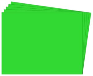 PAQ/25 CARTULINA FIXO 50X65 180G. VERDE NAVIDAD