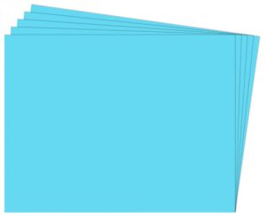 PAQ/25 CARTULINA FIXO 50X65 180G. AZUL MALDIVAS