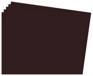 PAQ/25 CARTULINA FIXO 50X65 180G. MARRON CHOCOLATE
