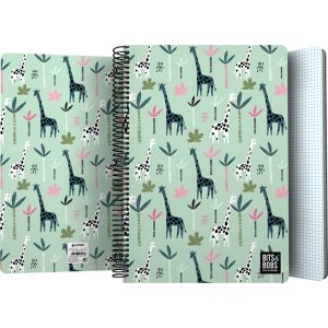 CUADERNO PP Fº 80H 90G C4MM B&B JUNGLE 29,4x21x1,6cm