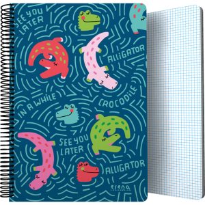 CUADERNO PP Fº 80H 90G C4MM EC ALLIGATOR 29,4x21x1,6cm