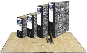 C/12 archivador de palanca fº novoclas c/rado color negro