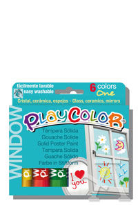 ESTUCHE 6 COLORES PLAYCOLOR WINDOW ONE