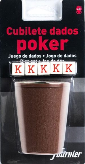 Blister cubilete + dados poker