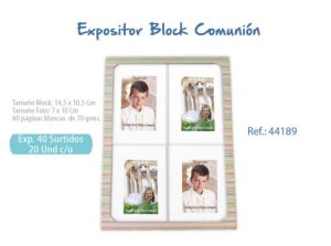 EXP 40 BLOC COMUNION FOTOS SURTIDO