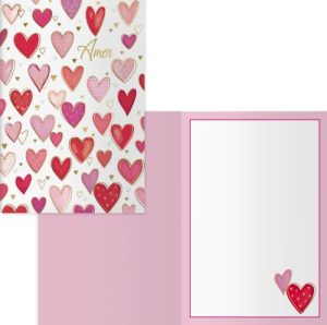 PACK 6 TARJETAS FELICITACION PAREJAS MODELO LOVE
