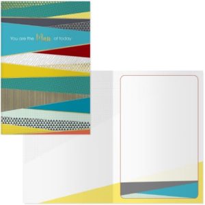 Pack 6 tarjetas felicitación. Modelo día padre-triángulos