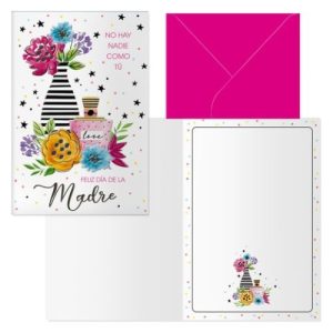 Pack 6 trajetas felicitacion modelo dia madre bodegon 11,5x17cm