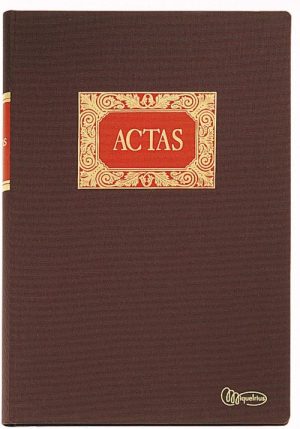 Libro actas fº 100 hojas rayado