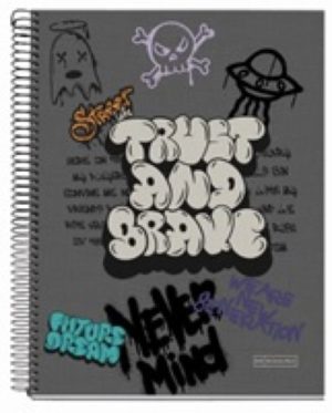 NOTEBOOK4 A4 120 CUADRICULA 5X5 70G GRAFFITTI