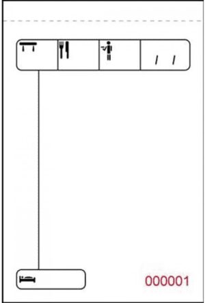 PAQ/5 TALONARIOS DE CAMARERO 7.3X10.9CM MINI TRIPLICADO