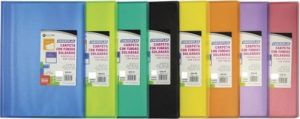 Paq/8 carpeta 60 fundas soldadas a4 tapa flexible colores surtidos carchiplas