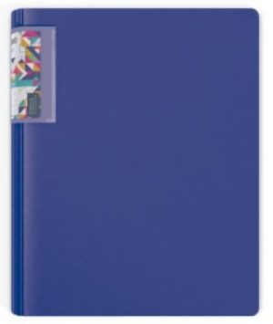 CARPETA A4 4 ANILLAS 25MM FOAM STYLE AZUL OSCURO