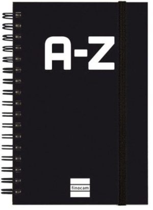INDICE TELEFONICO A-Z 10X15CM ESPIRAL NEGRO