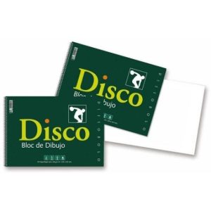 Bloc dibujo disco espiral 130 g. 230x330mm 20 hojas sin recuadro
