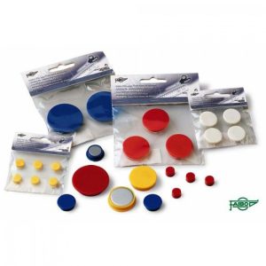 BLISTER 4 IMANES 20MM REDONDOS ROJO