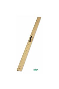 REGLA PARA PIZARRA 100CM PLASTICO IMITACION MADERA FAIBO