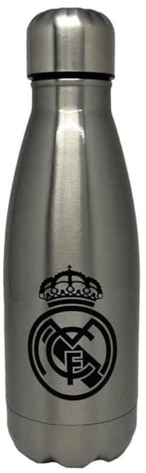BOTELLA ACERO REAL MADRID 550ML COLOR PLATEADA