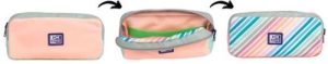 Portatodo kangoo colorblock reversible 20x5x11cm simple