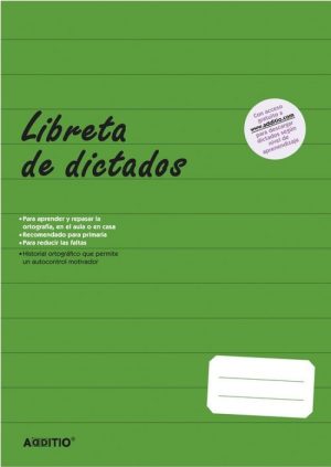 LIBRETA DE DICTADOS PRIMARIA A4 64H