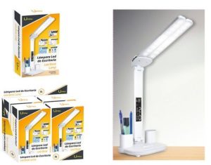 LAMPARA DE ESTUDIO LED RECARGABLE CON CUBILETES