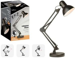 FLEXO SOBREMESA MULTIPOSICION NEGRO