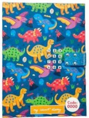 DIARIO CON CLAVE ELECTRONICA DINOS