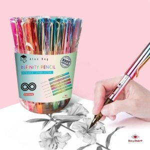 Bote 30 lápices infinitos colores tornasol surtidos
