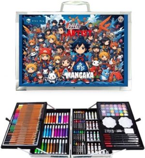 Set aluminio art studio artist manga con 145 piezas