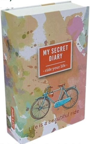 Caja fuerte con combinacion y forma de libro ride your life
