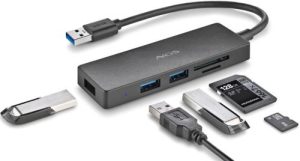 Lector de tarjeta hub usb 3.0 ( tres puertos usb )