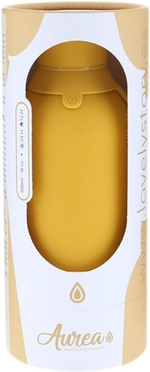 BOTELLA TERMICA ACERO INOXIDABLE 500ML MOUSTARD