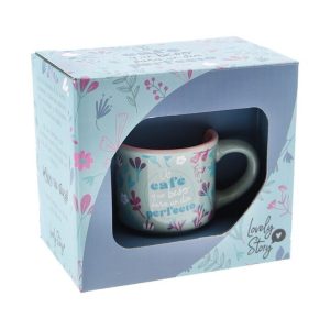 TAZA MINI 50ML UN CAFE Y UN BESO PARA UN DIA PERFECTO